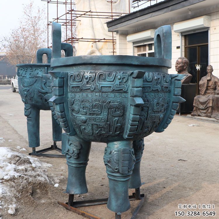 圓鼎雕塑,銅器景觀雕塑,鑄銅工藝 圓鼎雕塑,銅器景觀雕塑,鑄銅工藝