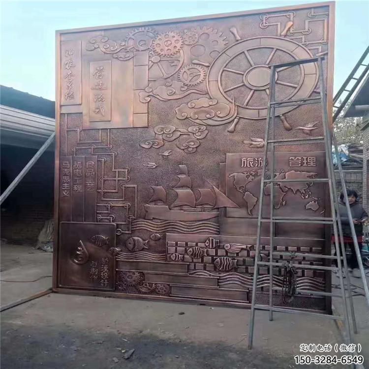 金屬浮雕批發廠家，街頭藝術，公園浮雕廠家展品