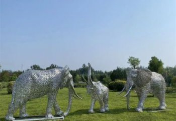 大象雕塑精品，景觀雕塑，房地產(chǎn)鏤空大象雕塑生產(chǎn)商
