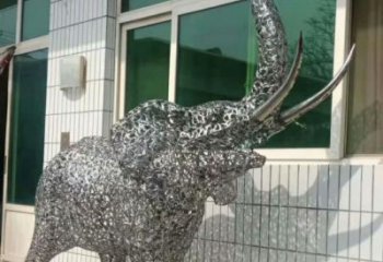 大象雕塑通用，街頭雕塑，鏤空大象雕塑標準