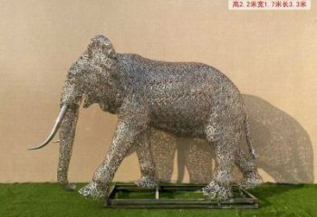 大象雕塑選定，景觀雕塑，景觀鏤空大象雕塑生產商