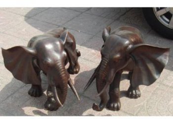 地產(chǎn)大象雕塑精選，戶外雕塑，銅大象雕塑優(yōu)價(jià)