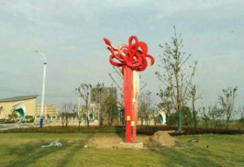 政府中國結(jié)雕塑