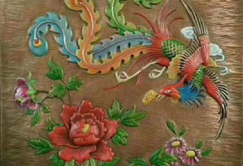 鳳凰浮雕觀賞型，街景小品，動物浮雕主題常用