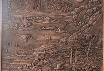 仙鶴浮雕批發，鍛造工藝，園林動物浮雕承接