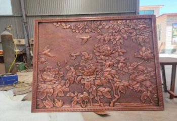 景區(qū)花卉浮雕廠家，景觀雕塑，鑄銅花卉浮雕制作