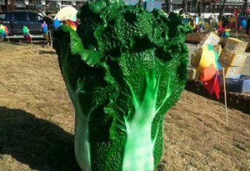 果籃雕塑制造，白鋼構件，校園文化白菜果籃雕塑提供