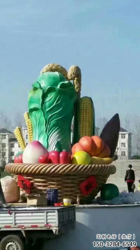 景觀果籃雕塑通用,街景小品,玻璃鋼果籃雕塑裝飾制造 景觀果籃雕塑通用,街景小品,玻璃鋼果籃雕塑裝飾制造