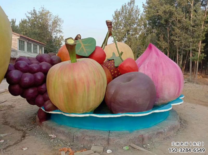 果籃雕塑定制,歐式風格,仿真果籃雕塑供給 果籃雕塑定制,歐式風格,仿真果籃雕塑供給