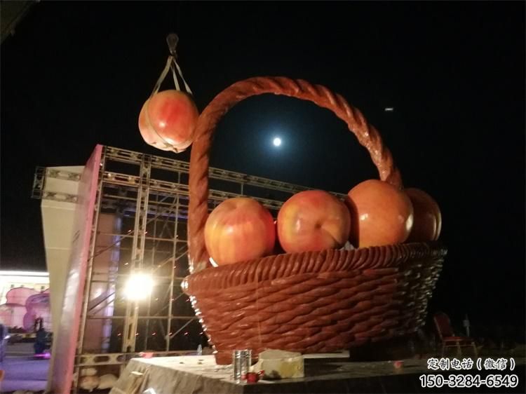 果籃系列優選,陸地擺件,廣場桃子果籃雕塑供給 果籃系列優選,陸地擺件,廣場桃子果籃雕塑供給