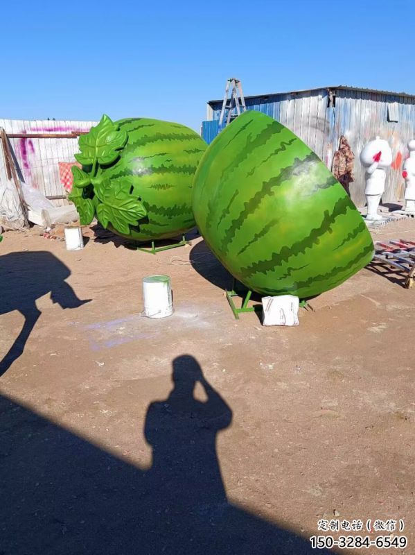 花園果籃雕塑點擊,多彩藝術,西瓜果籃雕塑承接 花園果籃雕塑點擊,多彩藝術,西瓜果籃雕塑承接
