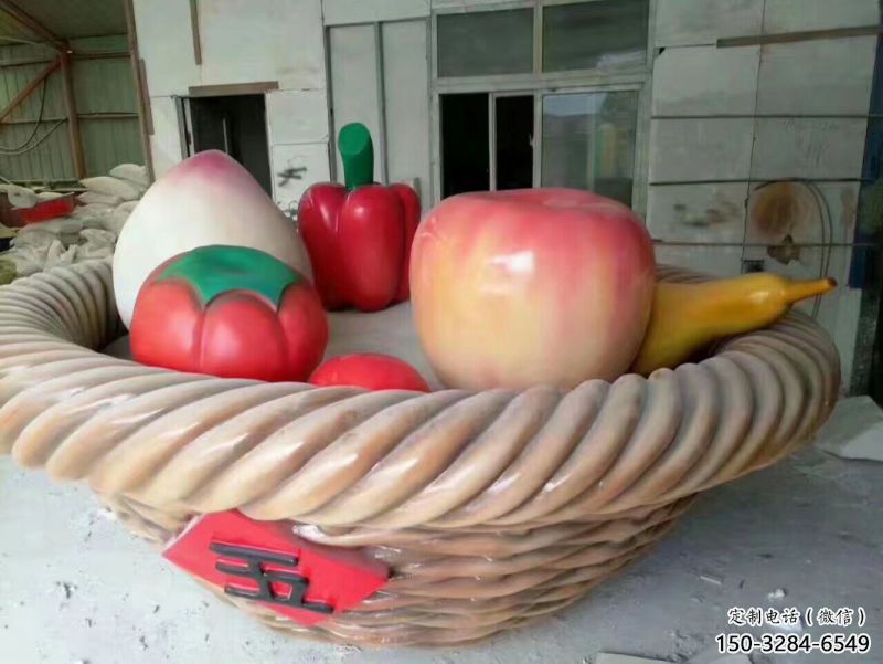 地產果籃雕塑展品,花園小品,香蕉果籃雕塑優選 地產果籃雕塑展品,花園小品,香蕉果籃雕塑優選