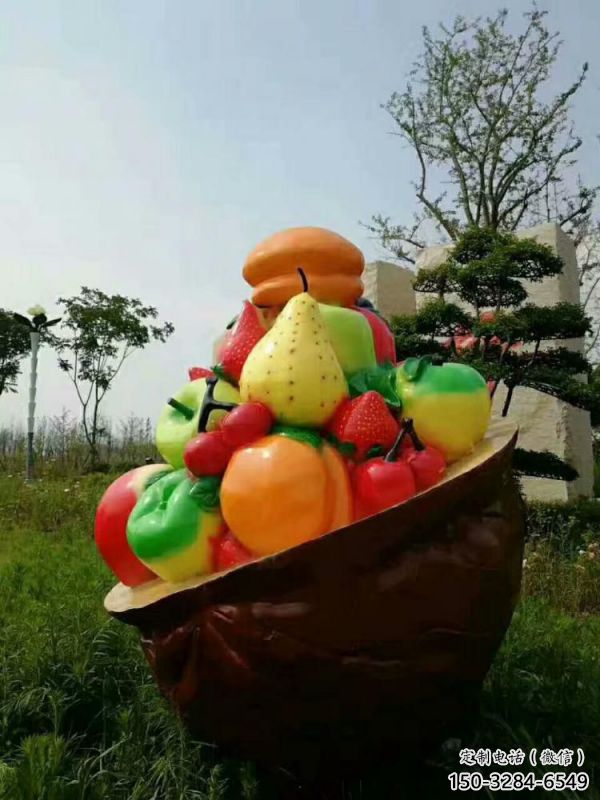 果籃雕塑觀賞型,小區雕塑,香蕉果籃雕塑優價 果籃雕塑觀賞型,小區雕塑,香蕉果籃雕塑優價