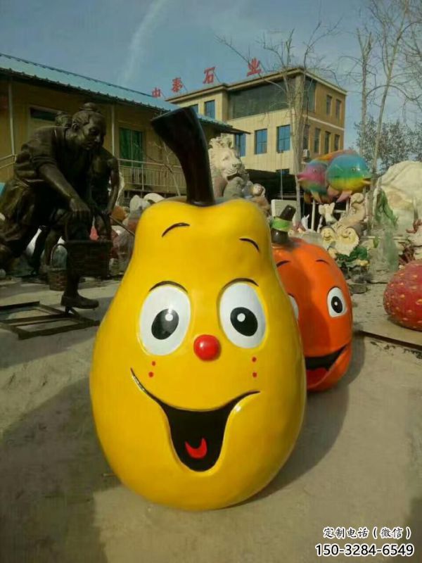 果籃雕塑定制,城市裝飾,花園鴨梨果籃雕塑承接 果籃雕塑定制,城市裝飾,花園鴨梨果籃雕塑承接