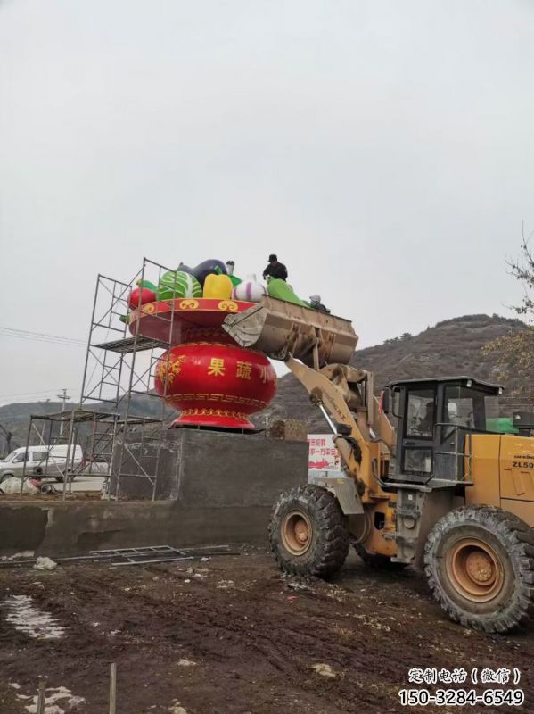 花籃雕塑優選，拉絲工藝，旅游區花籃雕塑承接