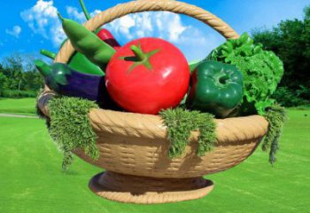 商業(yè)果籃雕塑標(biāo)準(zhǔn)，廣場雕塑，玻璃鋼果籃雕塑供給