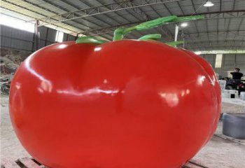 果籃雕塑提供，美陳雕塑，景觀番茄果籃雕塑承接