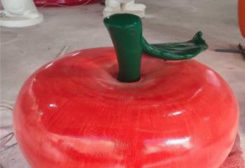 果籃雕塑通用，街道標識，仿真番茄果籃雕塑承接