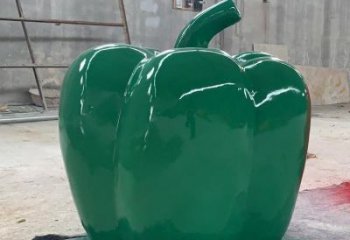 廣場果籃雕塑優價，果蔬組合，辣椒果籃雕塑特供