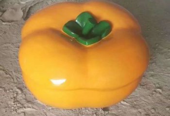 商場果籃雕塑批發，動態雕塑，柿子果籃雕塑標準