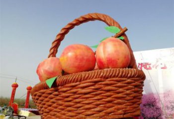 果籃雕塑供給，街道標識，鐵藝果籃雕塑供應(yīng)