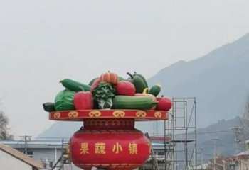 花籃雕塑點擊，景觀雕塑，旅游區花籃雕塑制作