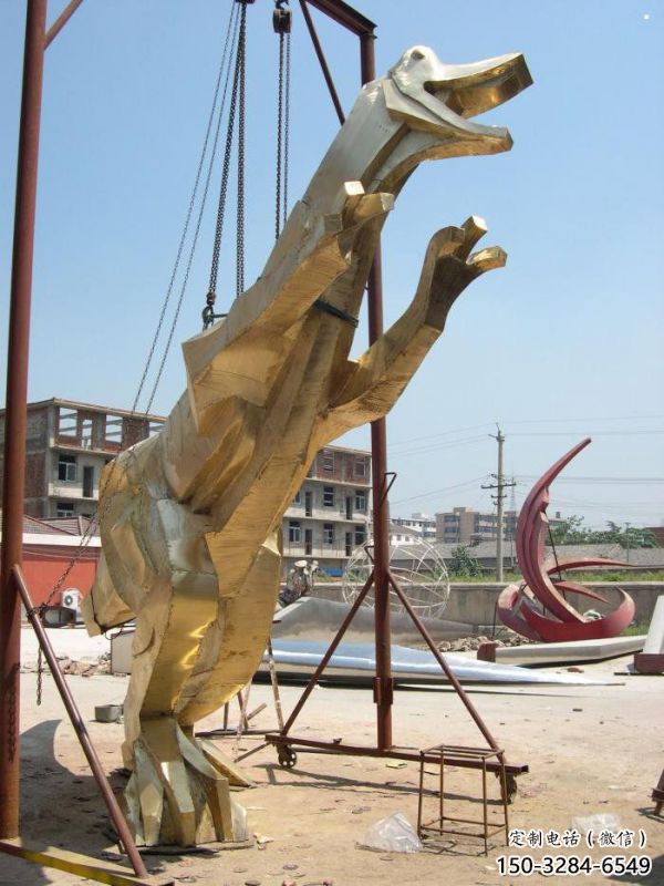 景觀恐龍雕塑承接,景區案例,公園幾何恐龍雕塑定制 景觀恐龍雕塑承接,景區案例,公園幾何恐龍雕塑定制