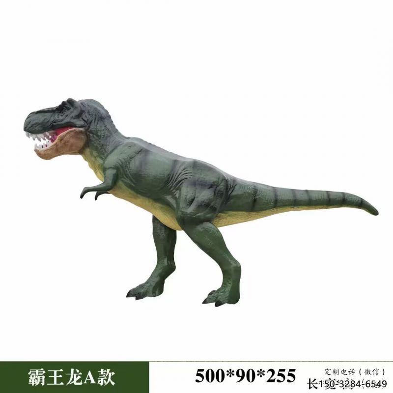 霸王龍雕塑景觀，中式工藝，發聲恐龍雕塑供給