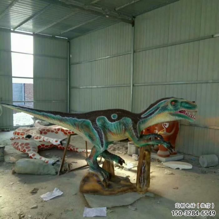 恐龍雕塑定做，小區擺件，軟體發聲恐龍雕塑制作