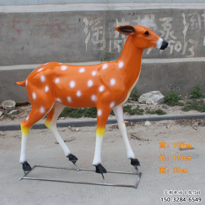 廣場小鹿雕塑,彩繪工藝,玻璃鋼動物雕塑廠家 廣場小鹿雕塑,彩繪工藝,玻璃鋼動物雕塑廠家