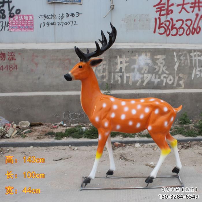 小鹿仿真雕塑,動物美陳小品,玻璃鋼彩繪動物雕塑廠家 小鹿仿真雕塑,動物美陳小品,玻璃鋼彩繪動物雕塑廠家