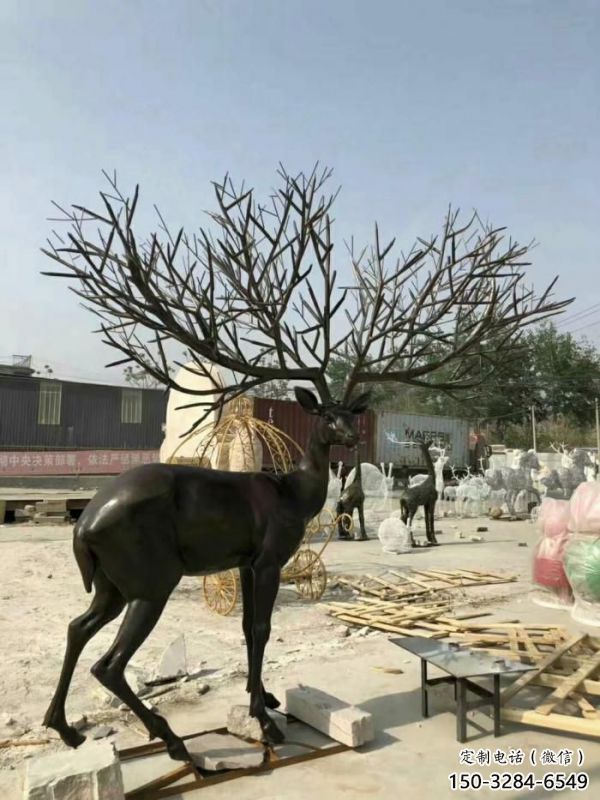 商業街麋鹿雕塑