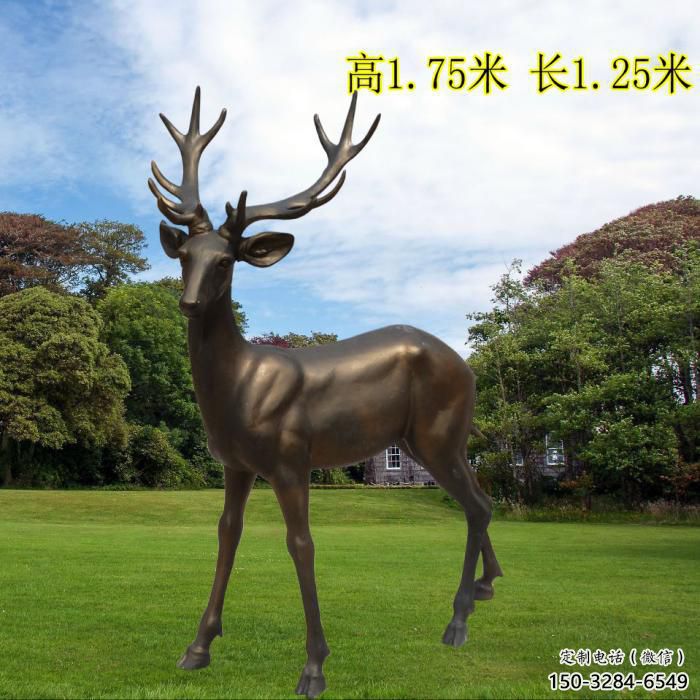 小鹿雕塑小品 小鹿雕塑小品
