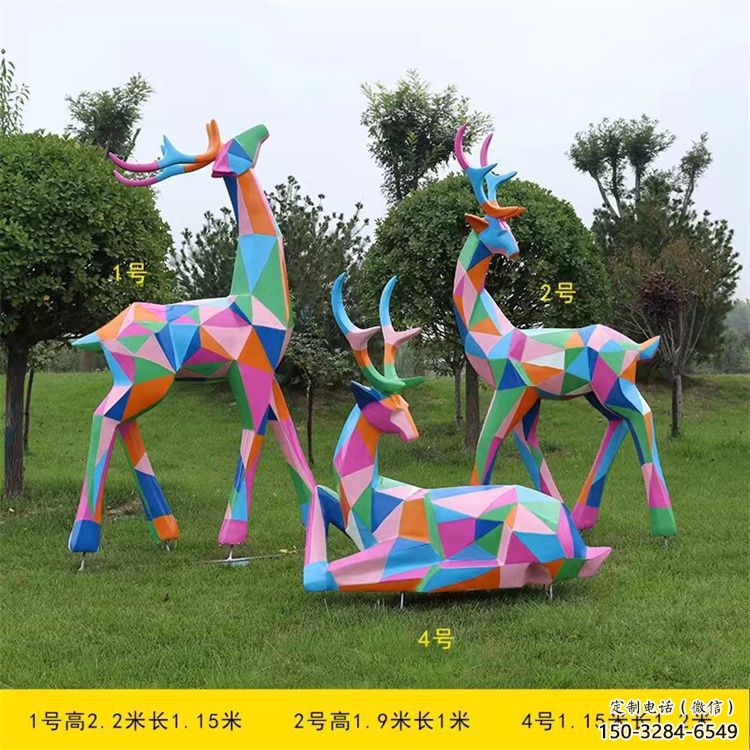 景觀小鹿雕塑通用,街景小品,烤漆小鹿雕塑制造 景觀小鹿雕塑通用,街景小品,烤漆小鹿雕塑制造