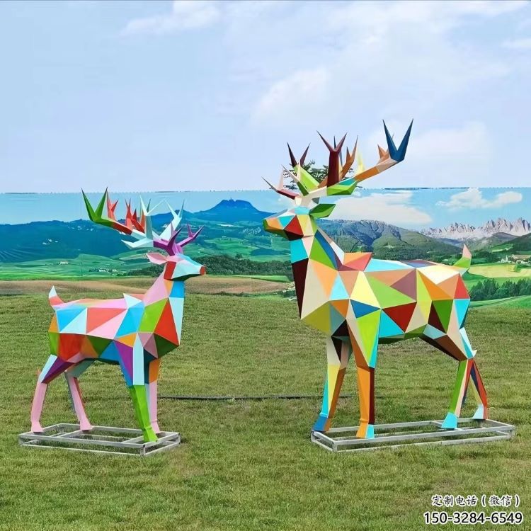 藝術小鹿雕塑觀賞型,街景小品,烤漆小鹿雕塑常用 藝術小鹿雕塑觀賞型,街景小品,烤漆小鹿雕塑常用