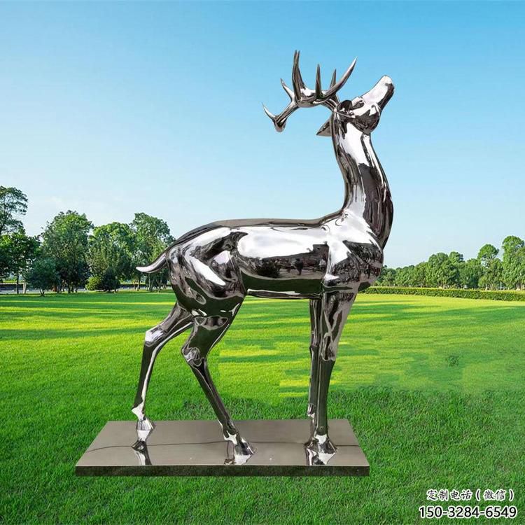 景觀小鹿雕塑供需,白鋼制作,大型鏡面小鹿雕塑公司 景觀小鹿雕塑供需,白鋼制作,大型鏡面小鹿雕塑公司