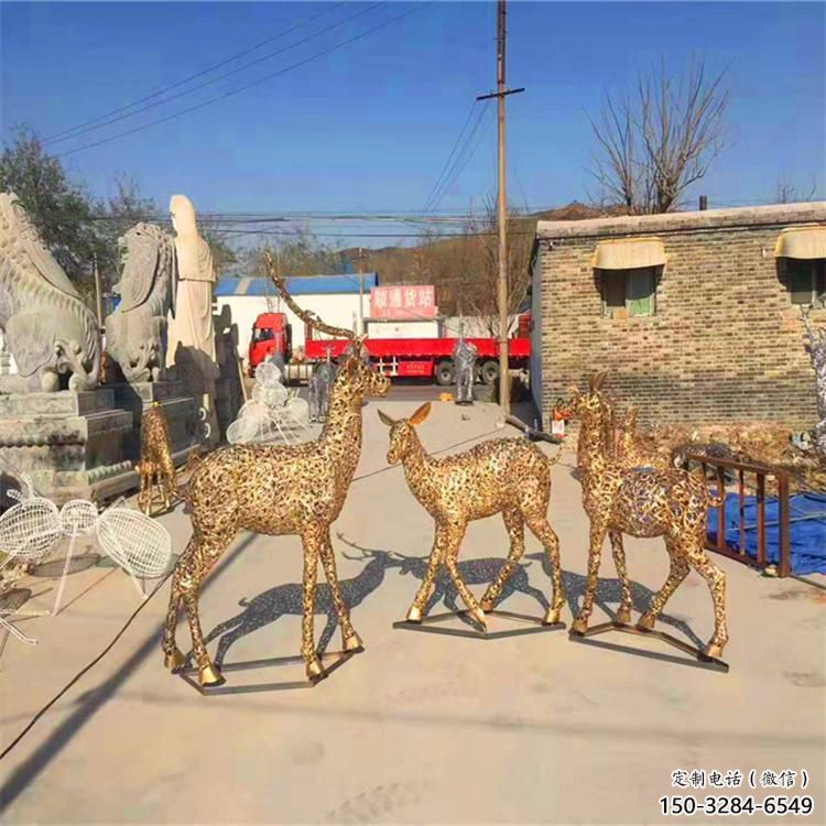 金屬小鹿雕塑制作,鋼絲組合,公共鏤空小鹿雕塑優選 金屬小鹿雕塑制作,鋼絲組合,公共鏤空小鹿雕塑優選