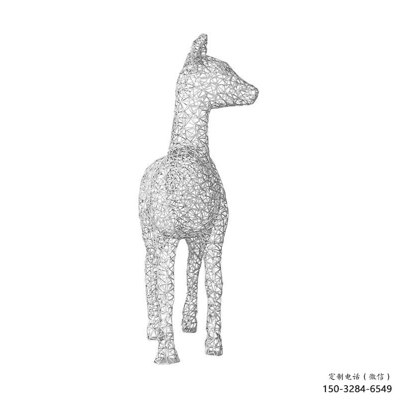 網格小鹿雕塑提供,露天雕塑,鏤空小鹿雕塑生產 網格小鹿雕塑提供,露天雕塑,鏤空小鹿雕塑生產