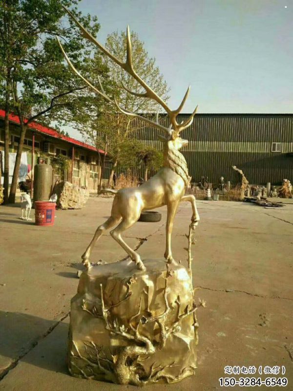 梅花鹿銅雕塑擺件,地標擺件,梅花鹿銅雕塑生產商 梅花鹿銅雕塑擺件,地標擺件,梅花鹿銅雕塑生產商