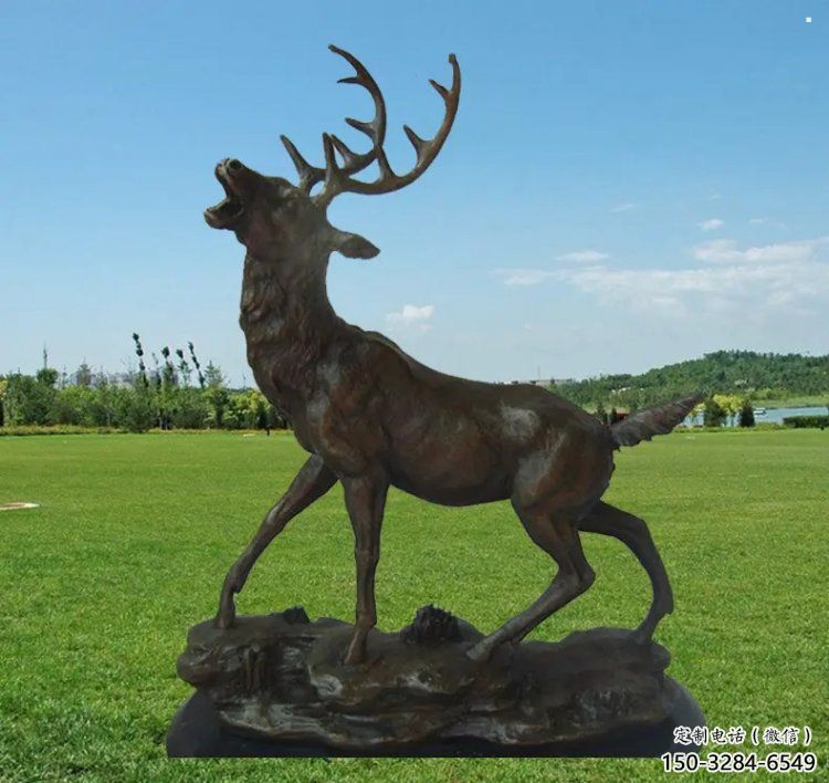 園銅梅花鹿雕塑,美陳雕塑,制造梅花鹿銅雕塑 園銅梅花鹿雕塑,美陳雕塑,制造梅花鹿銅雕塑