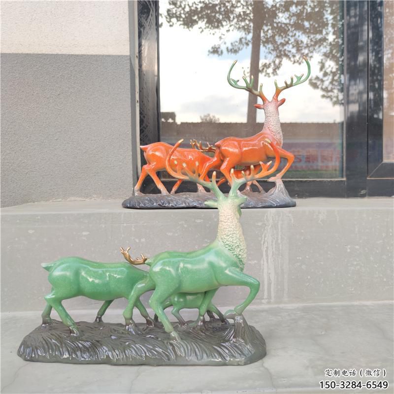 銅小鹿雕塑優選,陸地擺件,景觀小鹿銅雕塑制作 銅小鹿雕塑優選,陸地擺件,景觀小鹿銅雕塑制作