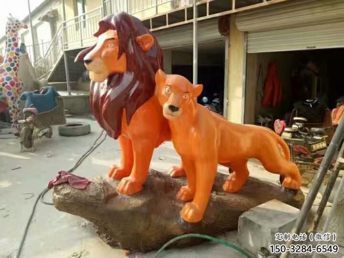 彩繪獅子雕塑 彩繪獅子雕塑