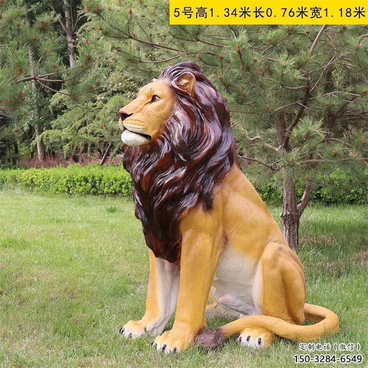 仿真動物雕塑,公園玻璃鋼仿真獅子雕塑 仿真動物雕塑,公園玻璃鋼仿真獅子雕塑