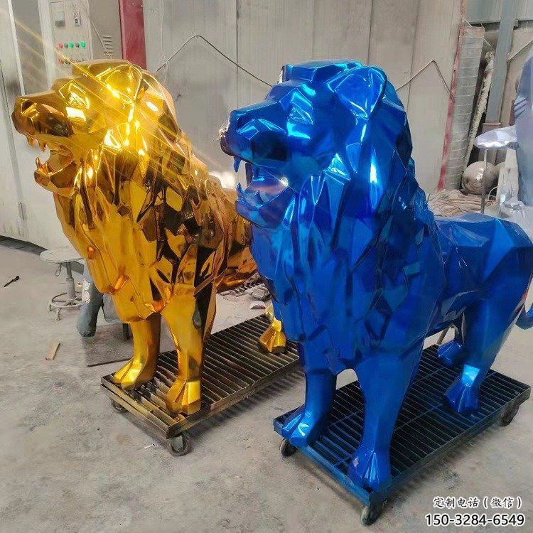景觀獅子雕塑供應(yīng),花園小品,酒店不銹鋼獅子雕塑展品 景觀獅子雕塑供應(yīng),花園小品,酒店不銹鋼獅子雕塑展品