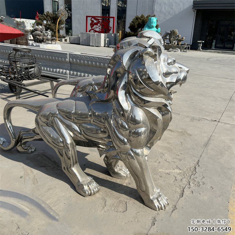 藝術(shù)獅子雕塑觀賞型,街景小品,不銹鋼獅子雕塑常用 藝術(shù)獅子雕塑觀賞型,街景小品,不銹鋼獅子雕塑常用