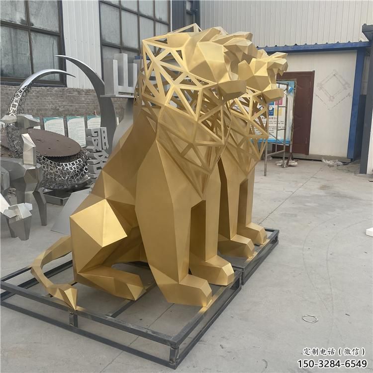 現代獅子雕塑定制,中式工藝,景觀不銹鋼獅子雕塑優價 現代獅子雕塑定制,中式工藝,景觀不銹鋼獅子雕塑優價