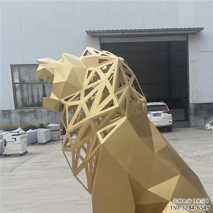 獅子雕塑擺件,烤漆工藝制作,大型不銹鋼獅子雕塑公司 獅子雕塑擺件,烤漆工藝制作,大型不銹鋼獅子雕塑公司