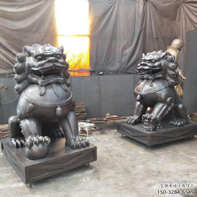 鑄銅獅子雕塑展品,景觀概念,黃銅蹲獅雕塑優選 鑄銅獅子雕塑展品,景觀概念,黃銅蹲獅雕塑優選