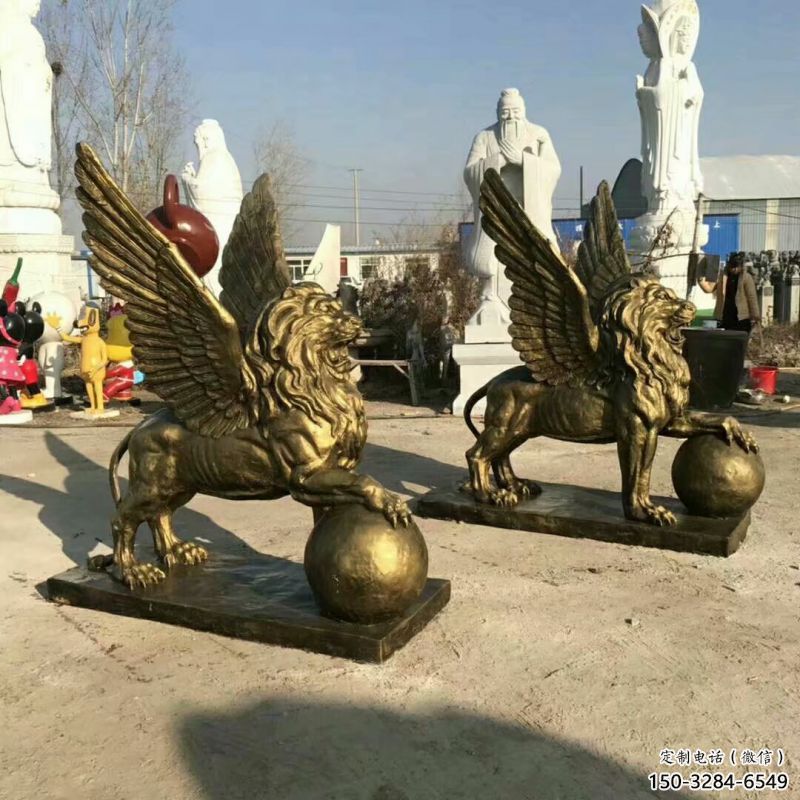 景觀獅子雕塑選用,美陳雕塑,飛獅雕塑展示專供 景觀獅子雕塑選用,美陳雕塑,飛獅雕塑展示專供