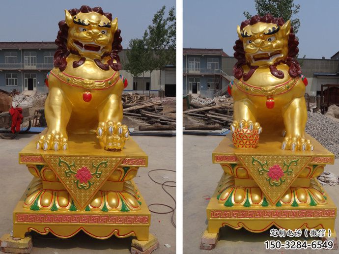 現代藝術獅子雕塑展品,室外軟裝,鎏金獅子雕塑訂做 現代藝術獅子雕塑展品,室外軟裝,鎏金獅子雕塑訂做